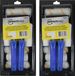Interbosch B.V. 2x stuks rouleau laque/rouleau mousse jeux de peinture 5 et 10 cm avec bac à peinture et support