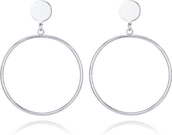 LGT JWLS LGT Jewels Zilveren Damesoorbellen Cirkelvorm
