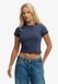 Superdry - Athletic Essentials Gelaagd T-shirt - Dames - T-shirts - Katoen/Elastaan - Mariner Navy - Maat 10