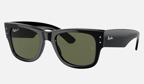 Ray Ban - Mega Wayfarer - Black - Green - 901/58