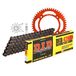 Kettingset DID Kettingset Alu 428HD / 122 clipslot oranje voor KTM SX, Husqvarna TC 85 cc Bj. 2003-2017