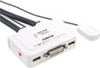 InLine® 2-Poorts Kabel KVM-switch, DVI-D, USB, met audio