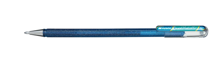 Pentel Hybrid Dual Metallic Gel Pen - K110-DCX - Blue, Green, Metallic