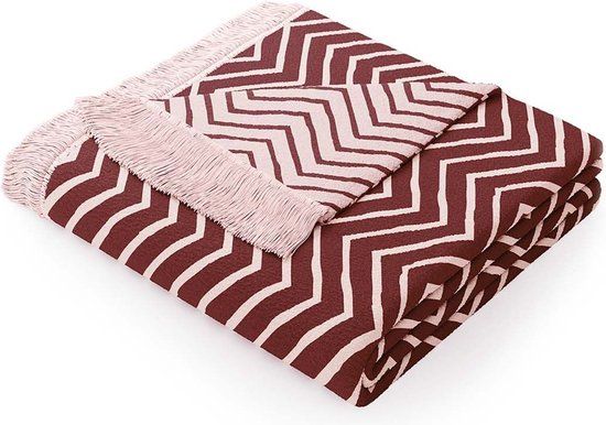 Amelia Home Zaria Plaid - Twisty - 150x200 cm - Katoen - Meerkleurig