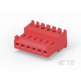 TE Connectivity 3-647477-6 Boîtier femelle (câble) Contenu : 1 pièce(s) Bande sur bobine complète