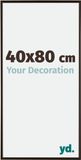 Your Decoration Cadre photo 40x80 cm Plastique Anthracite Evry