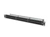 Lanberg PPU5-1048-B Panneau de brassage 1U 48 ports RJ-45 Cat5e Noir
