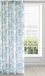 Eurofirany Gordijn Lichtblauw Wit Bloemenprint 140x250 cm