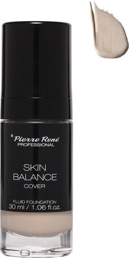 PIERRE RENE Skin Balance Cover Fluid Foundation - 20 Champagne - 30ml