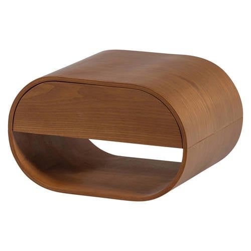 WOOOD Momo Nachtkastje Hangend - Hout - Bruin