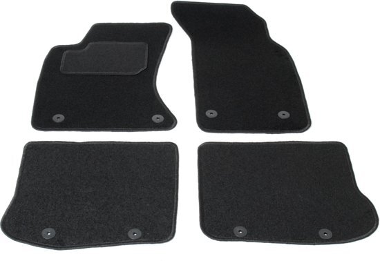 Cargoods Automatten op maat - zwart stof - geschikt voor Audi A4 8D B5 1999-2000