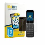 BROTECT - Screenprotector voor HMD 2660 Flip 4G (Voor+Achter) - Folie Beschermfolie transparant 6 Stuks