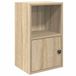 VidaXL Boekenkast Sonoma Eiken 31x24x52 cm Bewerkt Hout