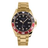 Lucardi Regal Herenhorloge Bicolor Zilverkleurige Wijzerplaat 40.6 mm
