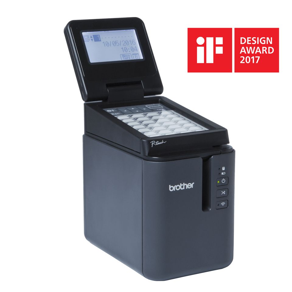 Brother PT-P950NW Label Printer - Thermal Transfer, 360 x 360 DPI, Wired/Wireless, Ethernet, Wi-Fi