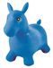 Lexibook Opblaasbaar springpaard, inclusief handpomp, veilig en duurzaam kunststof, blauw, BG050LXB