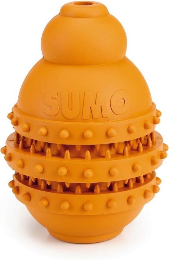 Beeztees Sumo Play Dental Hondenspeelgoed - Rubber - Oranje - M
