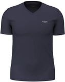 Guess T-shirt Core Extra L Katoen Slim Blauw Heren