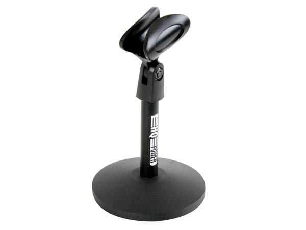 HQ-Power MICTS4 Microfoon-tafelstatief - Zwart