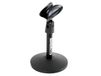 HQ-Power MICTS4 Microfoon-tafelstatief - Zwart