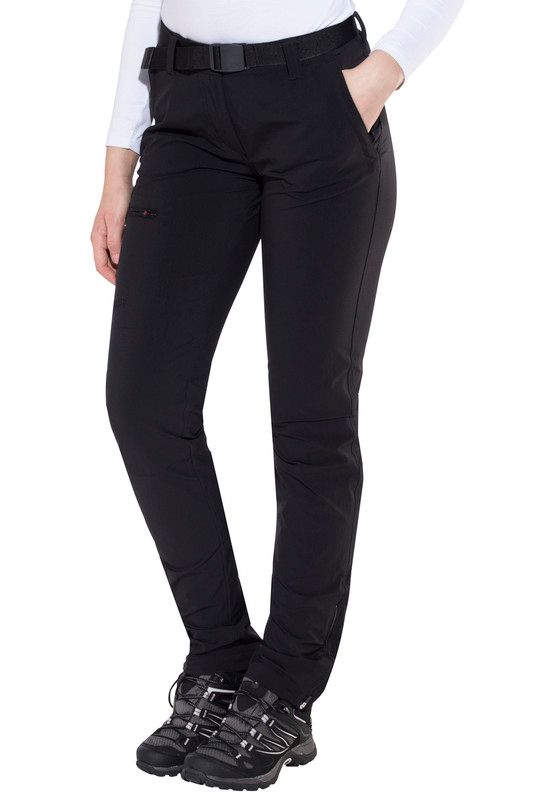 Maier Sports Inara Slim Broek Dames, zwart DE 76 (Long) 2023 Trekking- & Wandelbroeken