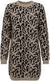 ONLY ONLJENNI LS DRESS KNT NCA Mini Jurk Dames Fossil