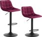 Fauteuil de bureau - Meuble d'assise - Sièges pivotants - Revêtement en velours - Conception ergonomique - 82,5 cm - 104 cm
