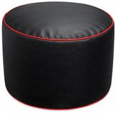 Bananair - Voetenbank gaming - Kunstleer - Poef - Voor Volwassenen & Kinderen - 50x30 cm - Rood