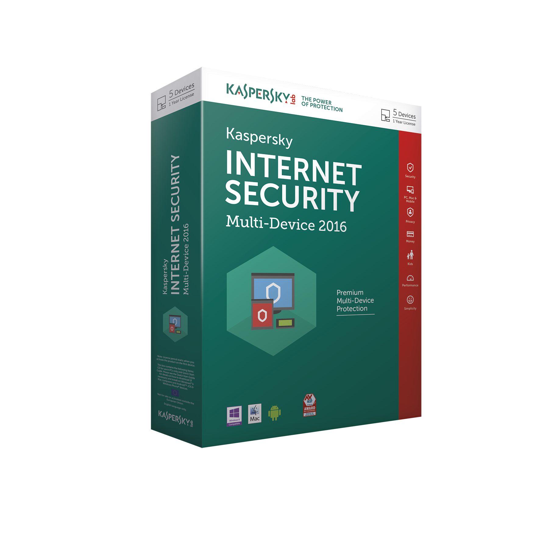 Kaspersky Internet Security Multi-Device 2016 - 5 Users