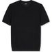 OLYMP Casual Regular Fit korte-mouwen trui zwart, Effen