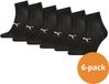 Puma Sport Quartersokken Light 6-pack Zwart-43/46