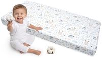 Medi Partners Hoeslaken voor een Babybedje 60x120 cm 100% Katoenen babybeddengoed kindermatras slaapzak