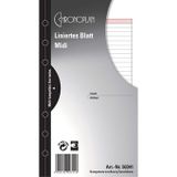 Avery 50341 schrijfblok & schrift 25 vel Zwart, Wit