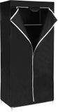 Songmics Stoffen Kledingkast 160 x 75 cm Zwart