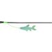 Trixie jeu canne peluche poisson avec herbe à chat L 42 cm jouet pour chat
