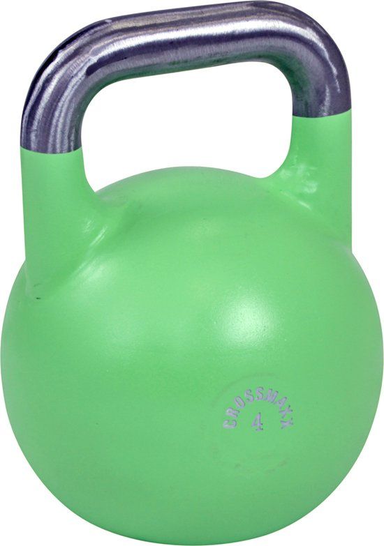 Lifemaxx Crossmaxx Competition Kettlebell - 4 kg - Groen