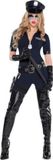 Amscan Politiepak Dames Polyester Donkerblauw Maat M 5-delig