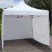 Pártystany-Jičín s.r.o. Partytent 2x2 meter, aluminium, standaard kwaliteit, 450 g/m² - 4 stuks volledige zijwanden, wit