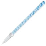 Jacques Herbin 21714T - Rechte glazen pen 16 cm, Bleu Calanque