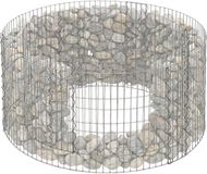 Relaxdays Schanskorf - rond - 40x90 cm - staal