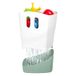 Ubbi Freestanding Bath Toy Organizer Bath Caddy met afneembare droogrek Bin & Scoop voor peuters en baby's, salie