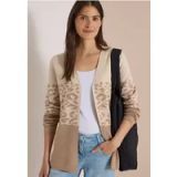 cecil Icecat Open vest met jacquardpatroon