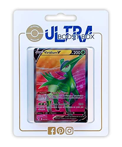 my-booster Viridium V (Virizion V) 164/189 Full Art - Ultraboost X Epée et Bouclier 10 Astres Radieux - Doos met 10 Franse Pokemon kaarten