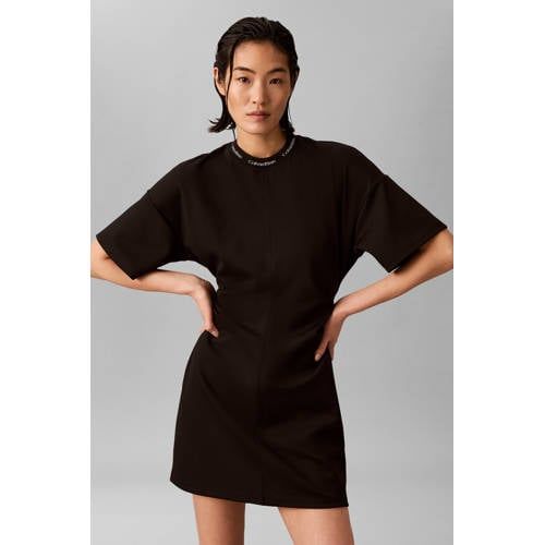 CALVIN KLEIN JEANS mini jurk - zwart