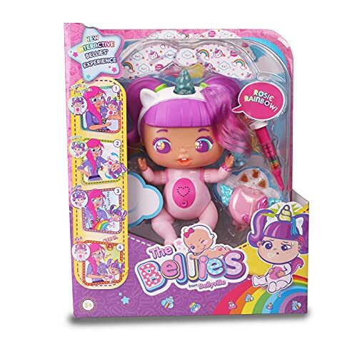 The Bellies From Bellyville - Rosie Rainbow! Interactieve Big Bellie, vanaf 3 jaar (Famosa 700016632)