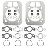 Cilinderkop Kohler Cilinderkop pakkingset voor Kohler 24-841-04S, 24 841 03S, 24 041 37-S, 24 041 16, 24 041 32 Kohler CH25 CH730 CH740 CV25 motorkoppakking kit (2-Pack)