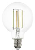 EGLO 110386 Smart Bulb E27 Globe Transparent Glass 8W 1055lm 2200-6500K