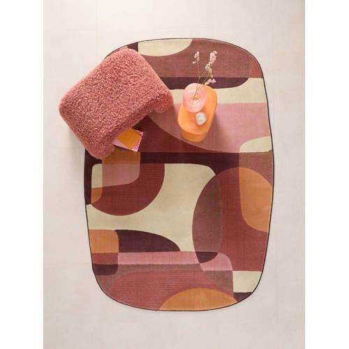 Studio LIVIT vloerkleed rood/roze (230x160 cm)