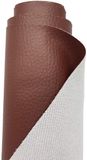 A-Express Stof, nepleer, vinyl, waterdicht, materiaal, voor kleding maken, bekleding, tafelkleed, tassen, korte broeken, rokjes, bruin, 2 meter, 200 x 140 cm