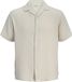 JACK & JONES JREBJASON PATRICK RESORT SHIRT SS JNR Garçon Chemise Coton Taille 140 Crème